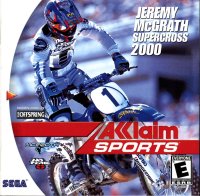 Jeremy McGrath Supercross 2000 PAL Sega Dreamcast PAL box art
